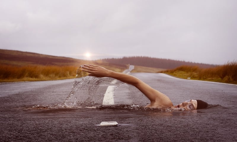 Abstract Surreal Paradox